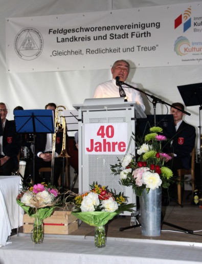 Hans Satzinger, 1. Vorsitzender der FG Landkreis und Stadt Fürth, Foto: Hans Graeber